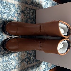 BNIB See by Chloe lug booties